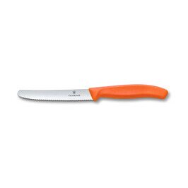 Tomaten- und Tafelmesser 11 cm Swiss Classic orange Victorinox