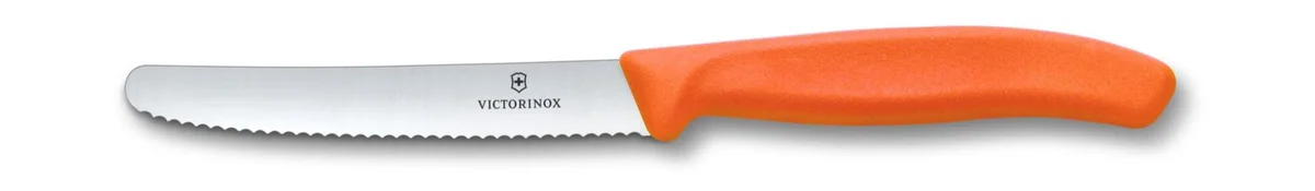 Tomaten- und Tafelmesser 11 cm Swiss Classic orange