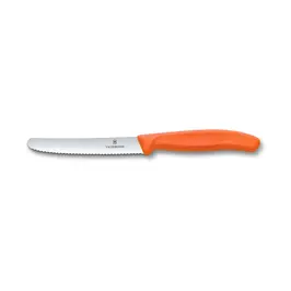 Tomaten- und Tafelmesser 11 cm Swiss Classic orange Victorinox
