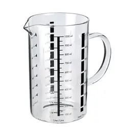 Messbecher 1 ltr. Glas Glas Küchenprofi