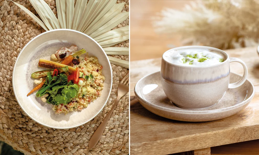 Villeroy &amp; Boch Perlemor Sand Trendfabe Geschirrkollektion Sommergeschirr tischwelt
