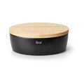 Brottopf 36x23x13,5 cm schwarz Continenta