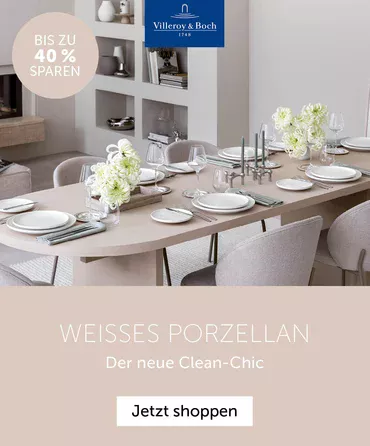 Villeroy & Boch weiße Dekore