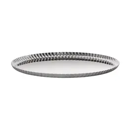 Tablett aus Edelstahl 18/10 rund 31x1,5cm Alessi