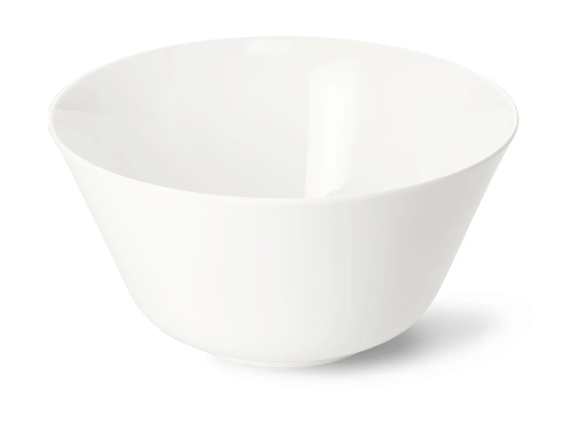 Schale 23 cm Fine Bone China Pure weiß