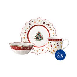Frühstücksset Breakfast for 2 6-tlg. Toy's Delight weiß Villeroy & Boch