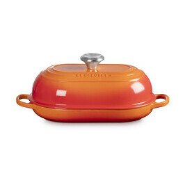 Brot Bräter oval 29 cm ofenrot Guss Le Creuset