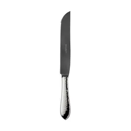 Tranchiermesser 29 cm Martelé Frozen Black 150 g versilbert Robbe & Berking