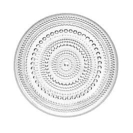 Teller 17 cm Kastehelmi klar Iittala