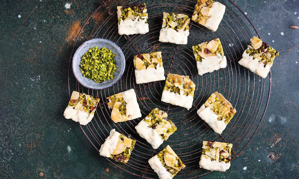 tischwelt Kochbuch Rezept Pistazien Florentiner