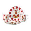 Geschirr-Set 4-tlg. Christmas Love Red Hutschenreuther