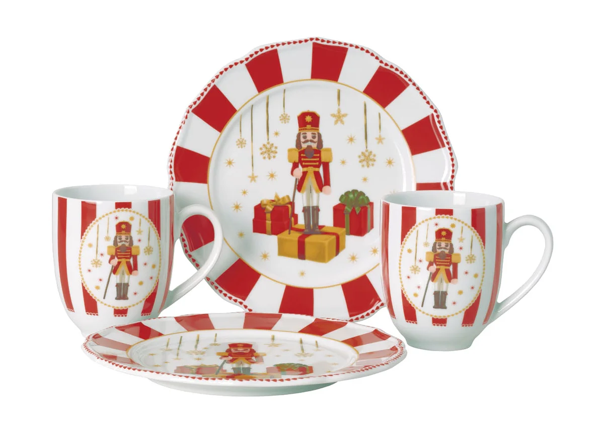 Geschirr-Set 4-tlg. Christmas Love Red