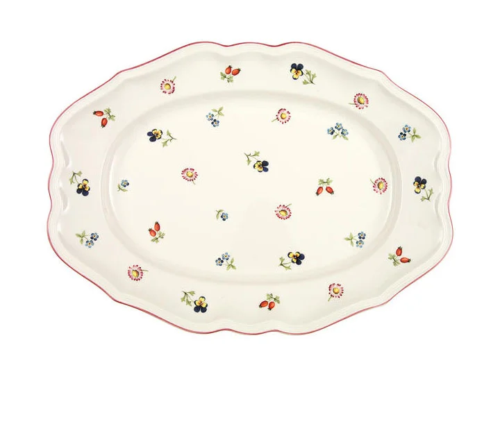 Platte oval 37 cm Petite Fleur