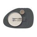 Tischset 37x44 cm Curve L Nupo Anthracite 4er Set LINDDNA