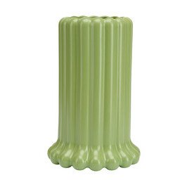 Vase 24 cm Tubular green Design Letters