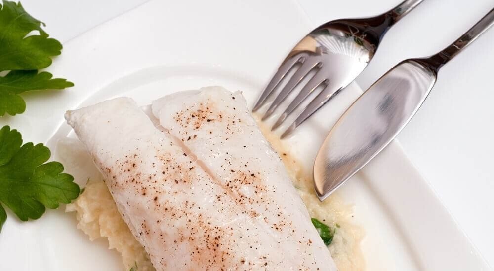 Fischbesteck in Silber