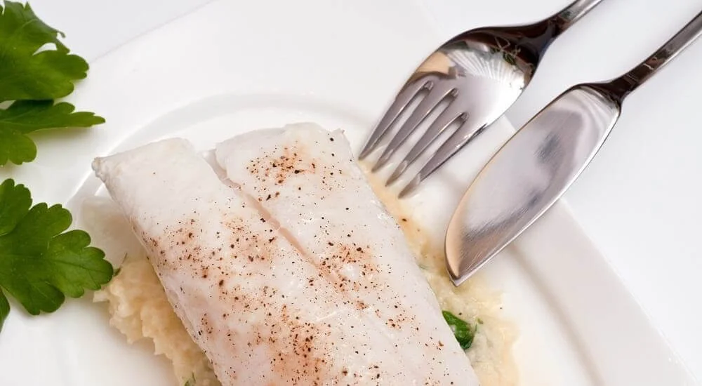 Fischbesteck in Silber