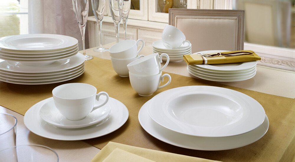 tischwelt-VilleroyBoch-Royal-Porzellan-weiss-Dinner-Tafel