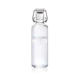 Glasflasche 0,6ltr. Lei(s)tungswasser Soulbottle
