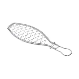 Fischgrillzange Easy 43 cm BBQ silber Küchenprofi
