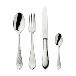 Menübesteck-Set 4-tlg. Martelé 150 g versilbert Robbe & Berking