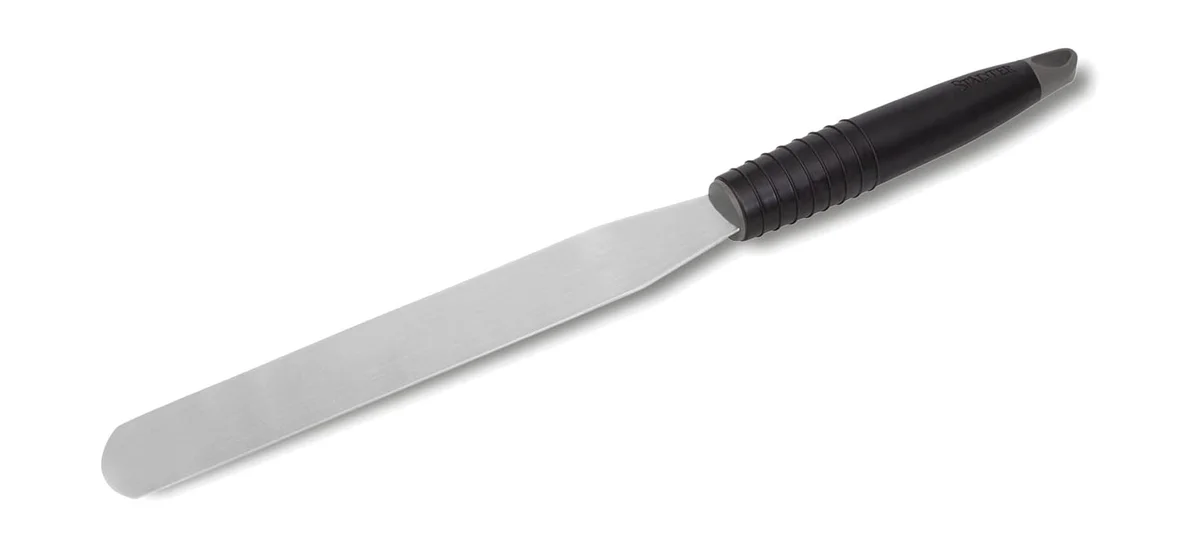Streichpalette 34 cm Soft-Grip edelstahl