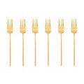 Kuchengabel 6er-Set 100 Edelstahl/PVD Gold Sambonet