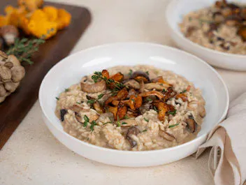 Cremiges Pilzrisotto