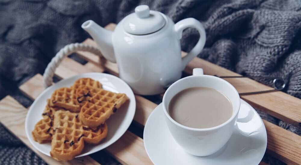 Kaffeekanne-Porzellan