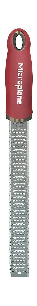 Zester-Reibe 33 cm Premium Classic Granatapfelrot