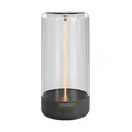 Akku-Tischleuchte 14 cm 0,5 W Pulse anthrazit Sompex