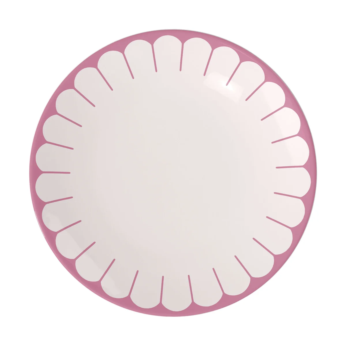 Speiseteller 27 cm Fleur cassis