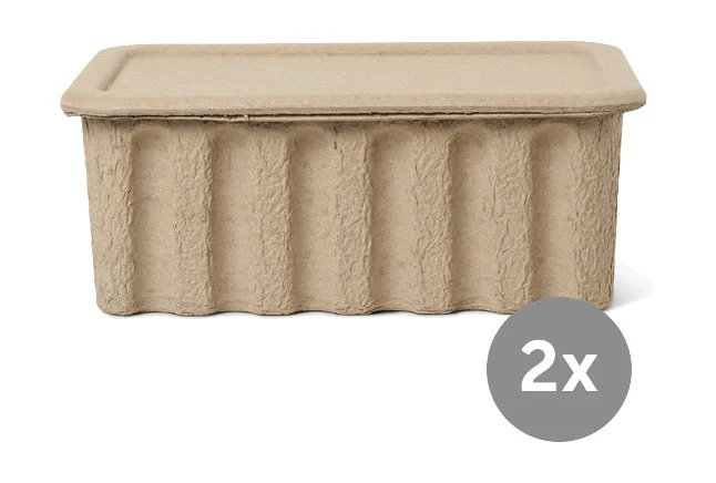 Box 25 cm 2 Stück braun