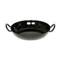 Schlemmerpfanne 26cm                   ~ mit 2 Griffen       schwarz Riess