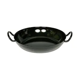 Schlemmerpfanne 26cm                   ~ mit 2 Griffen       schwarz Riess