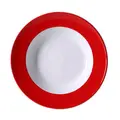 Suppenteller 23 cm Solid Color Signalrot Dibbern