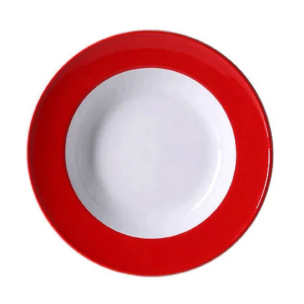 Suppenteller 23 cm Solid Color Signalrot