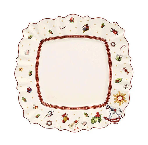 Speiseteller eckig 28,5 cm Toy's Delight
