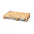 Multifunktionsbrett 50x33x8 cm Gummibaum-Stirnholz Continenta