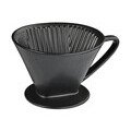 Kaffeefilter Gr. 4 Keramik schwarz matt Cilio