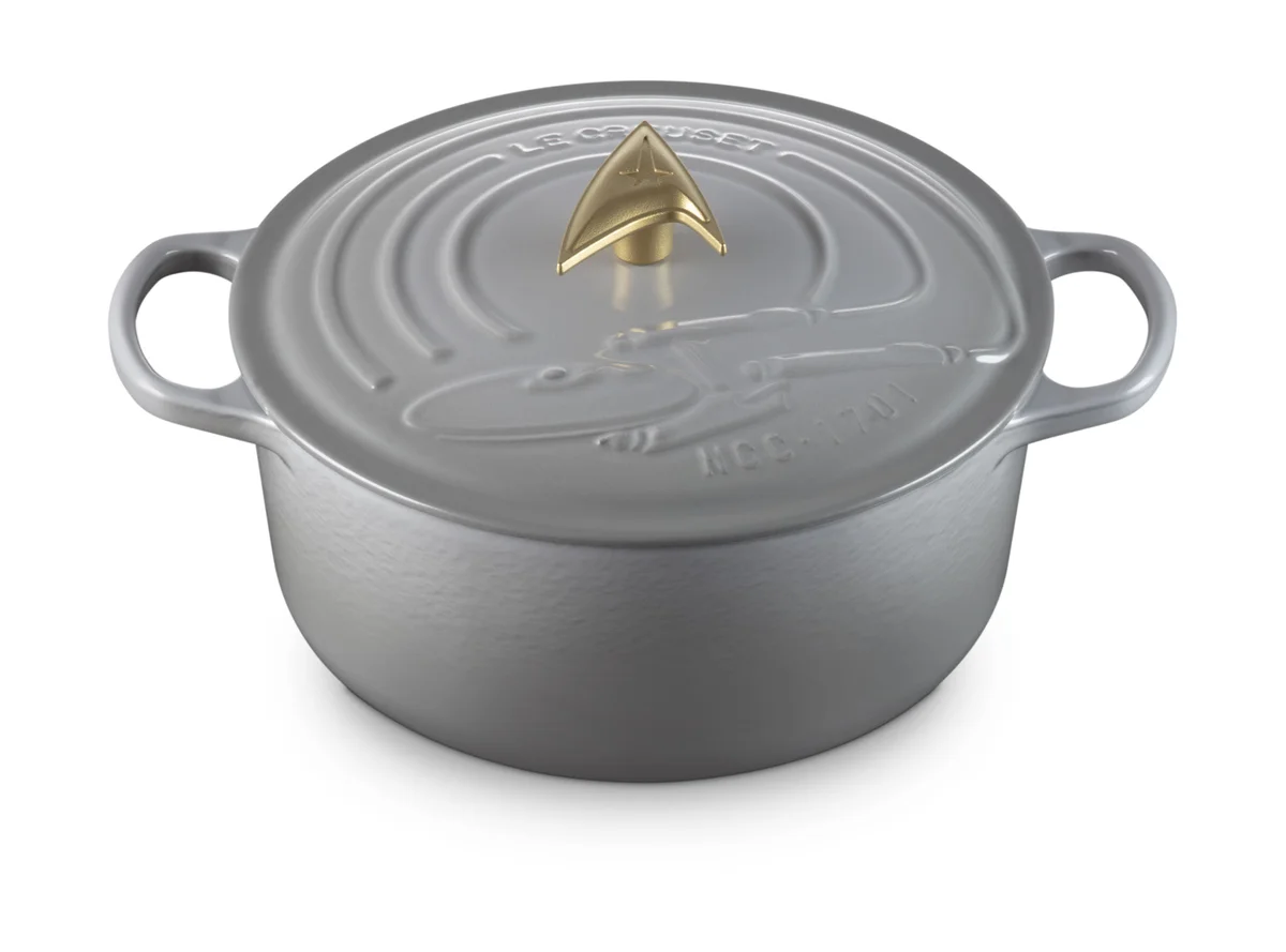 Signature Perlgrau Star Trek Enterprise-Bräter mit Deckel 26 cm