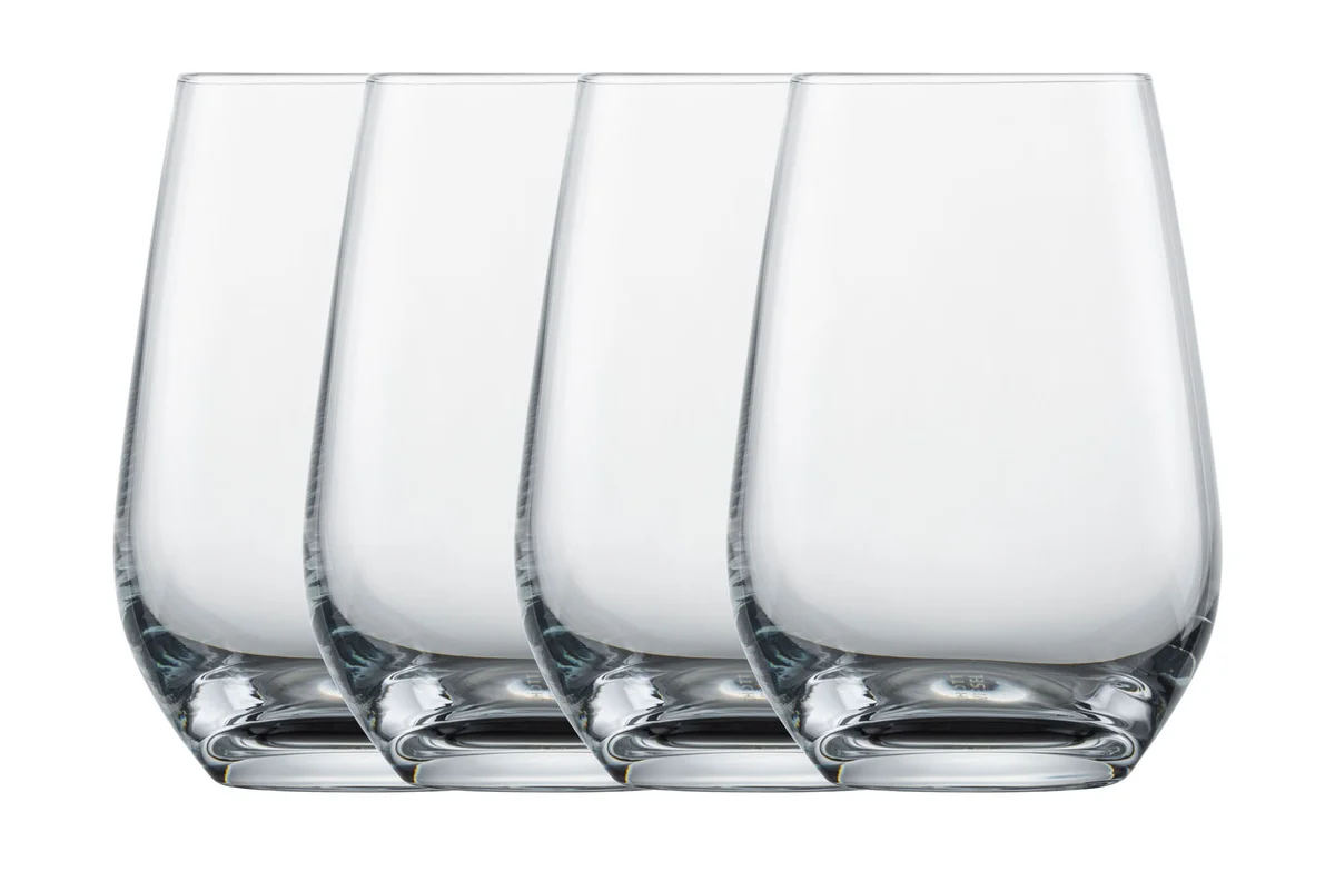 Wasserglas 4er-Set Forté klar