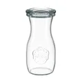Karaffe 3er-Set 0,15 l orange Weck