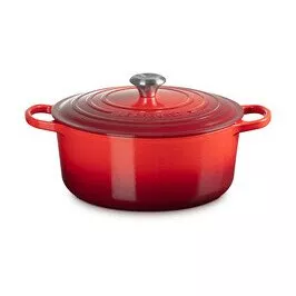 Bräter mit Deckel 28 cm Signature kirschrot Le Creuset