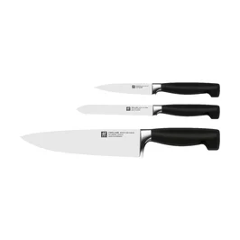 Vier Sterne Messer-Set 3-tlg. schwarz Zwilling