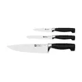Vier Sterne Messer-Set 3-tlg. schwarz Zwilling