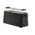 Doppelfach-Toaster 46x18x25 cm 1700 W Plissé schwarz Alessi