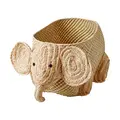 Aufbewahrungskorb Elefant 49x30x40 cm natur Rice