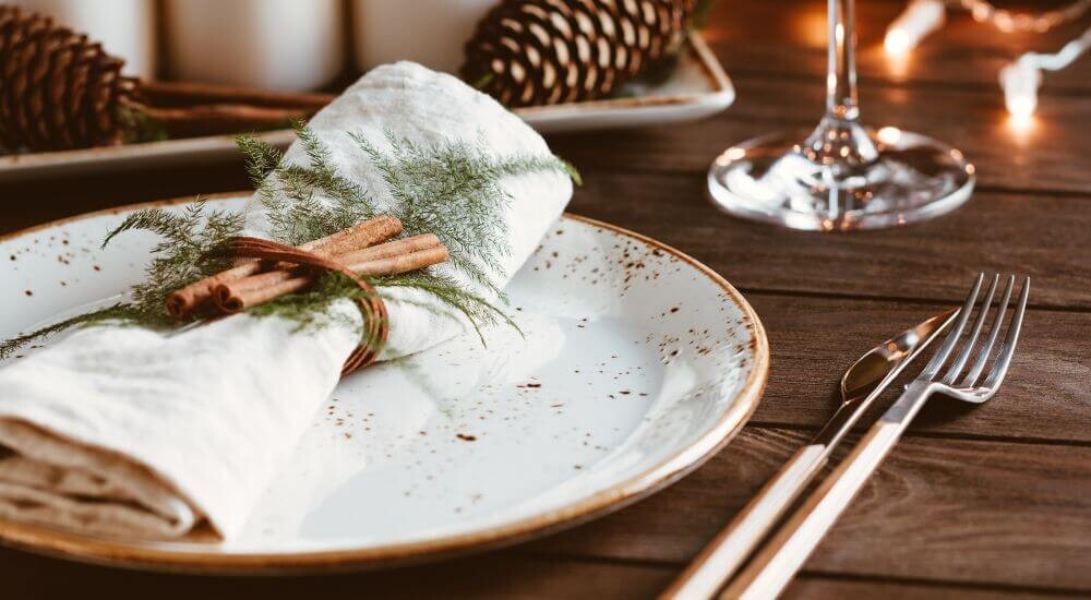 Geschirr für Winter