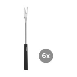 Käsefonduegabeln 6er-Set Basic schwarz Spring